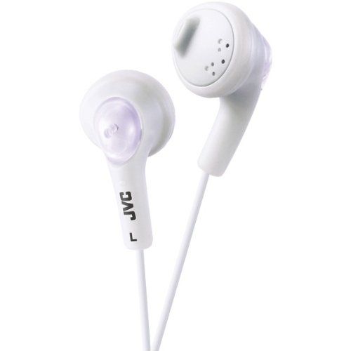 JVC HAF160W Gumy Wired In-Ear Headphones - Coconut White