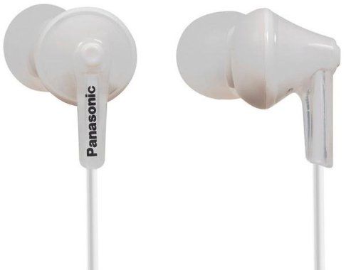 Panasonic RPHJE125EW White Noise Isolating In-Ear Headphones 