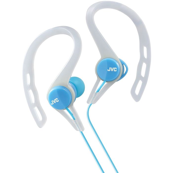 JVC HA-ECX20 Blue Sweat and Splash Proof Sports Wired In-Ear Headphones