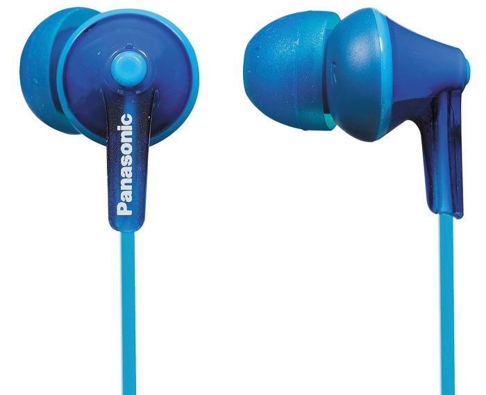 Panasonic RPHJE125EA Blue Noise Isolating In-Ear Headphones 