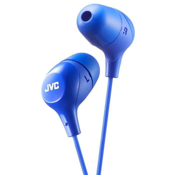 JVC HAFX38A Blue Marshmallow Wired In-Ear Headphones 