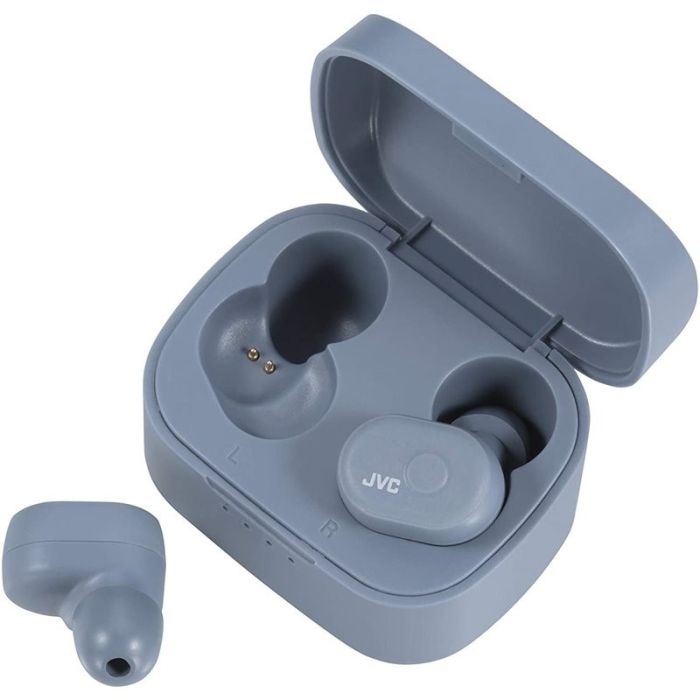 JVC HAA10T True Wireless Bluetooth In Ear Headphone with Charging Case (Grey)