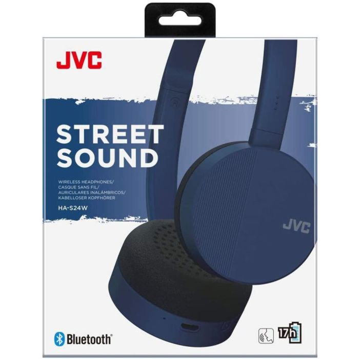 JVC HA-S24W-A-U BLUE Light Foldable Wireless Bluetooth Headphones