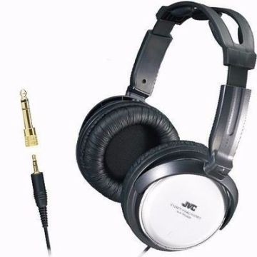 JVC HA-RX500 SILVER FULL-SIZE EXTRA BASS 
