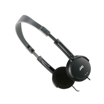 JVC HA-L50B Black Foldable Lightweight Stylish Headphones 