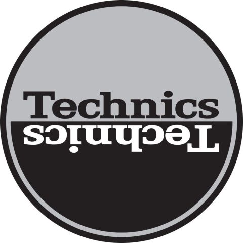 Technics Slipmat 60661 Moon 1:Silver-Black Mirror