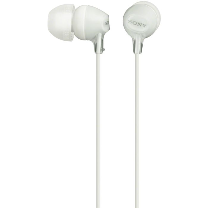 Sony MDR-EX15LPW White Wired In Ear Headphones