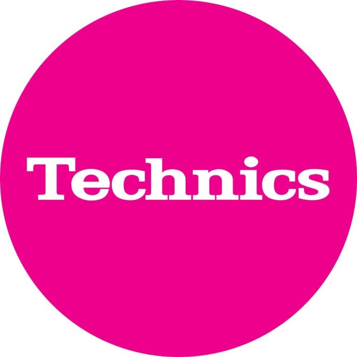 Technics Slipmat 60654 Simple T5: White on Pink