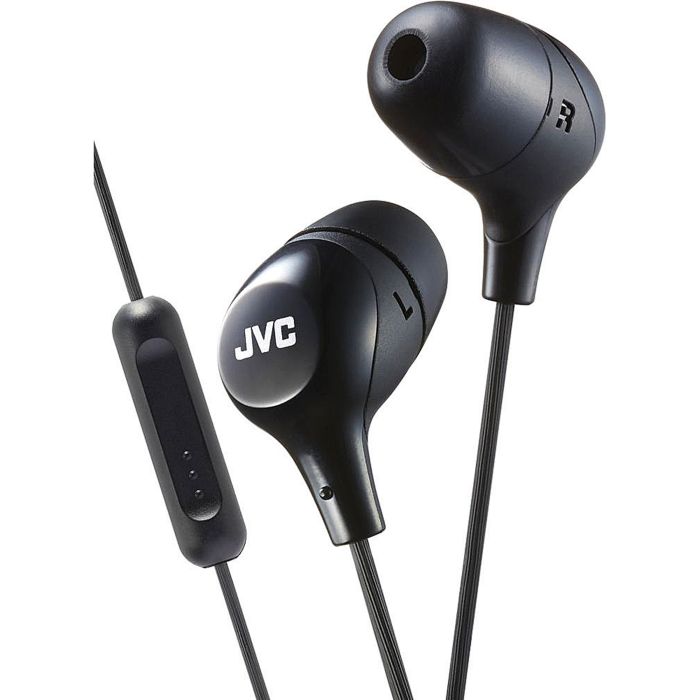 JVC HAFX38MB Black Marshmallow Wired In-Ear headphones with Remote & Mic