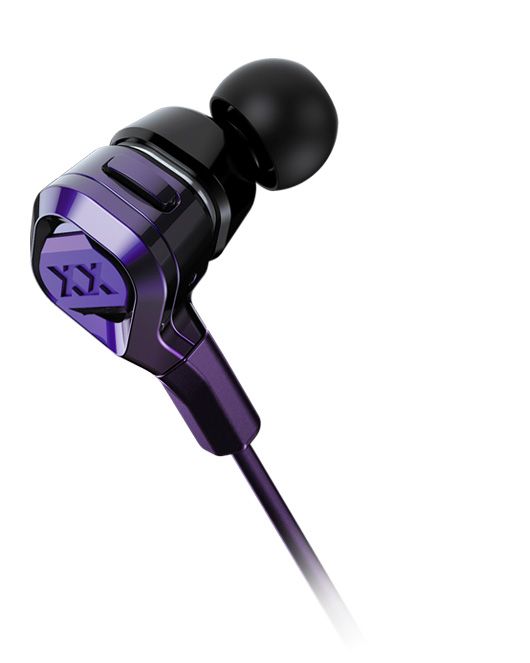JVC HA-FR100X Violet Elation XX Earbuds Wired In-Ear Headphones 