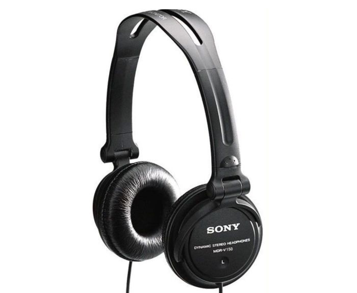 SONY MDR-V150 BLACK DJ Headphones