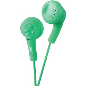 JVC HA-F160 GREEN Gumy Wired In-Ear Audio Headphones for iPod iPhone MP3 Smartphones